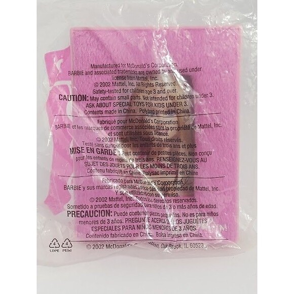 Sealed Vtg 2002 McDonalds Happy Meal Toy Barbie Frame - Picture 1 of 6